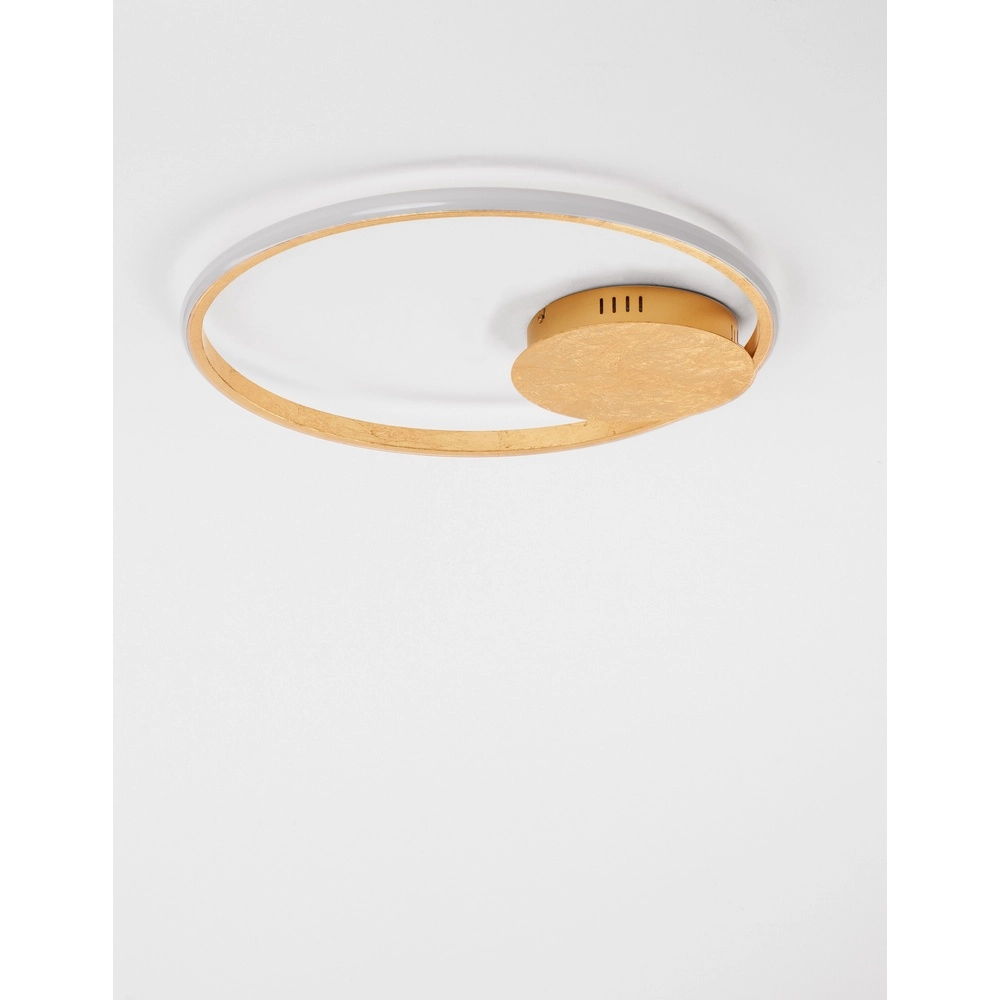 Round ceiling lamp Fuline gold Ø 50cm Lyora 5212017419668