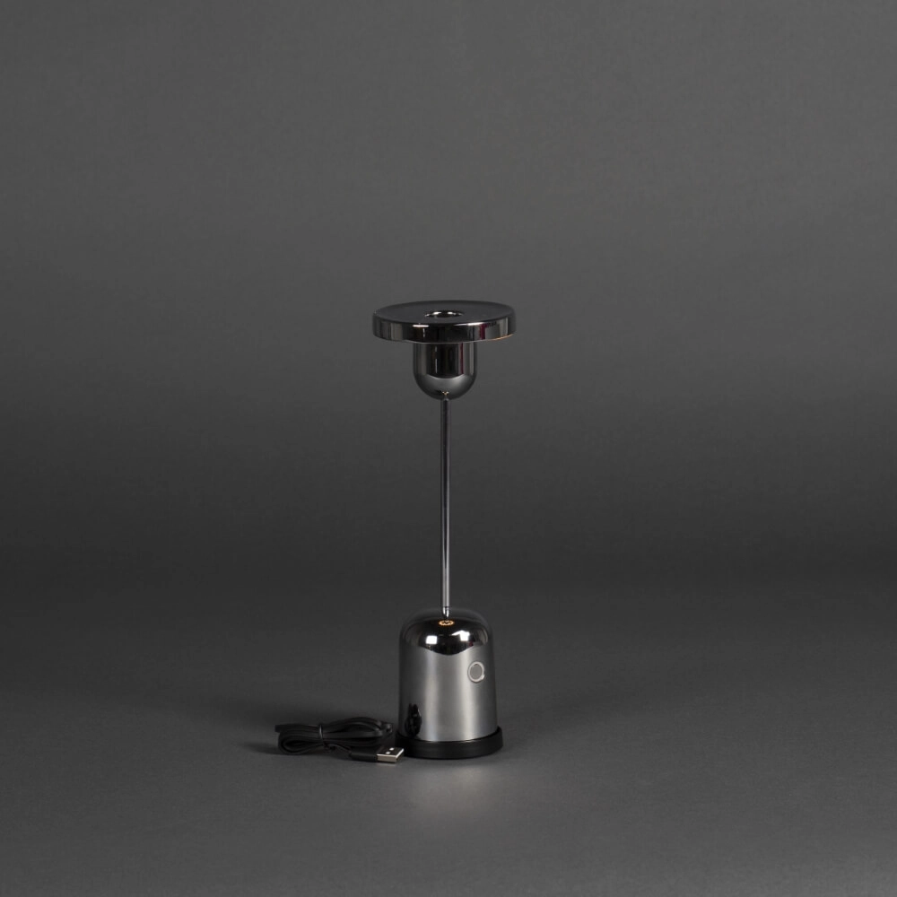 Rechargeable table lamp Cassis Stainless steel for candlestick KonstSmide 7318307832006