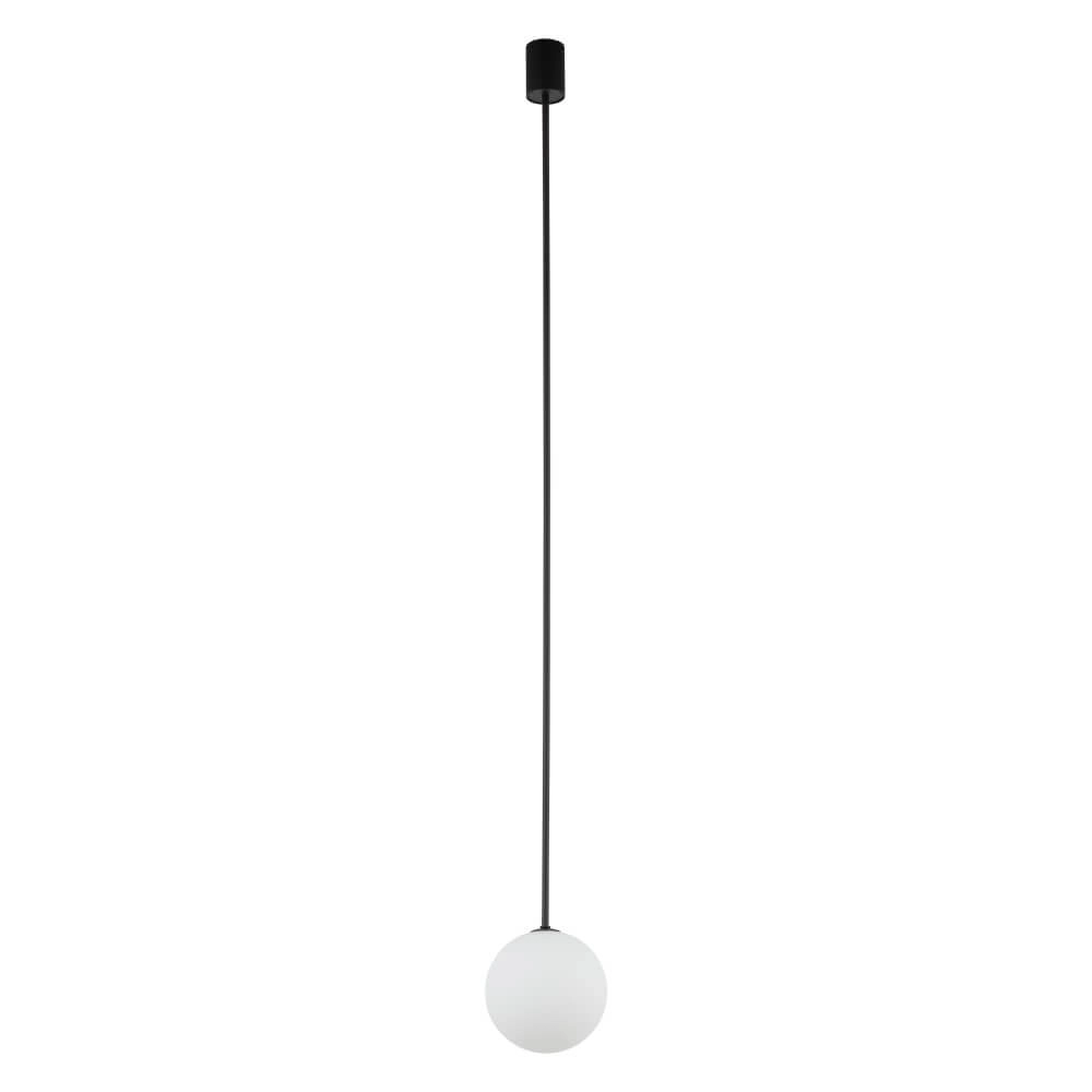Glass ceiling lamp Kier L black - 140cm