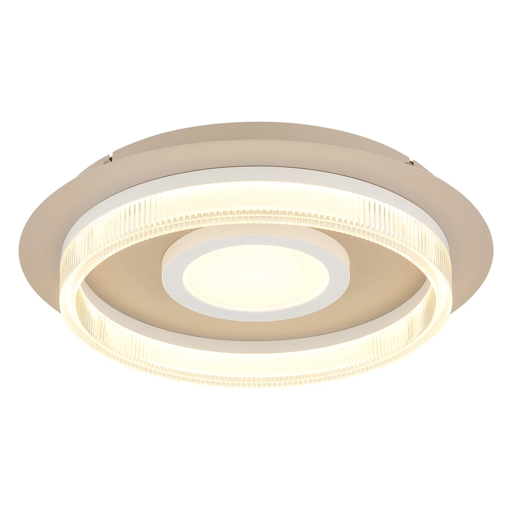 Modern ceiling lamp Zara sand brown Ø 40cm