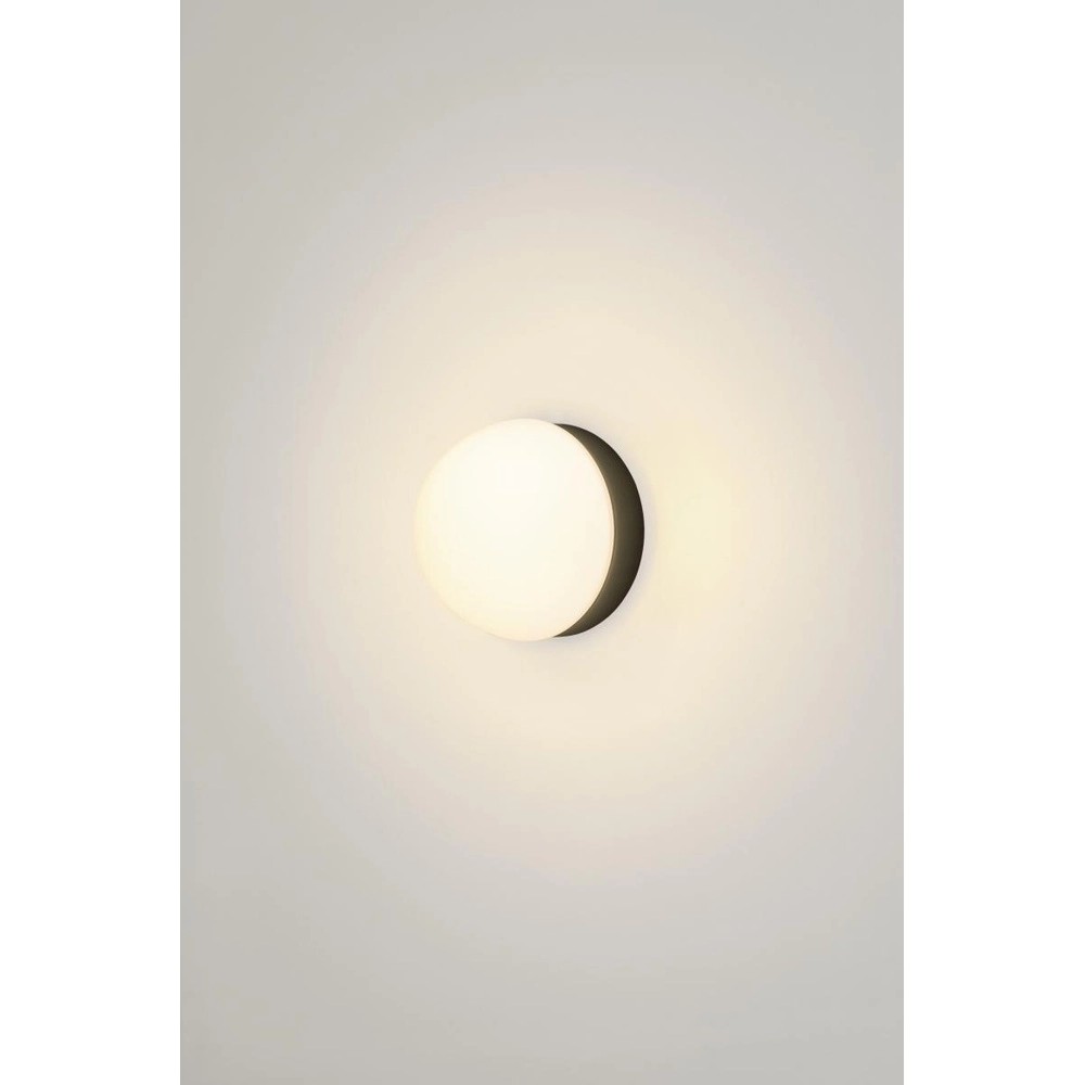 Wall lamp Cyft black with white IP65 SLV 4024163303842