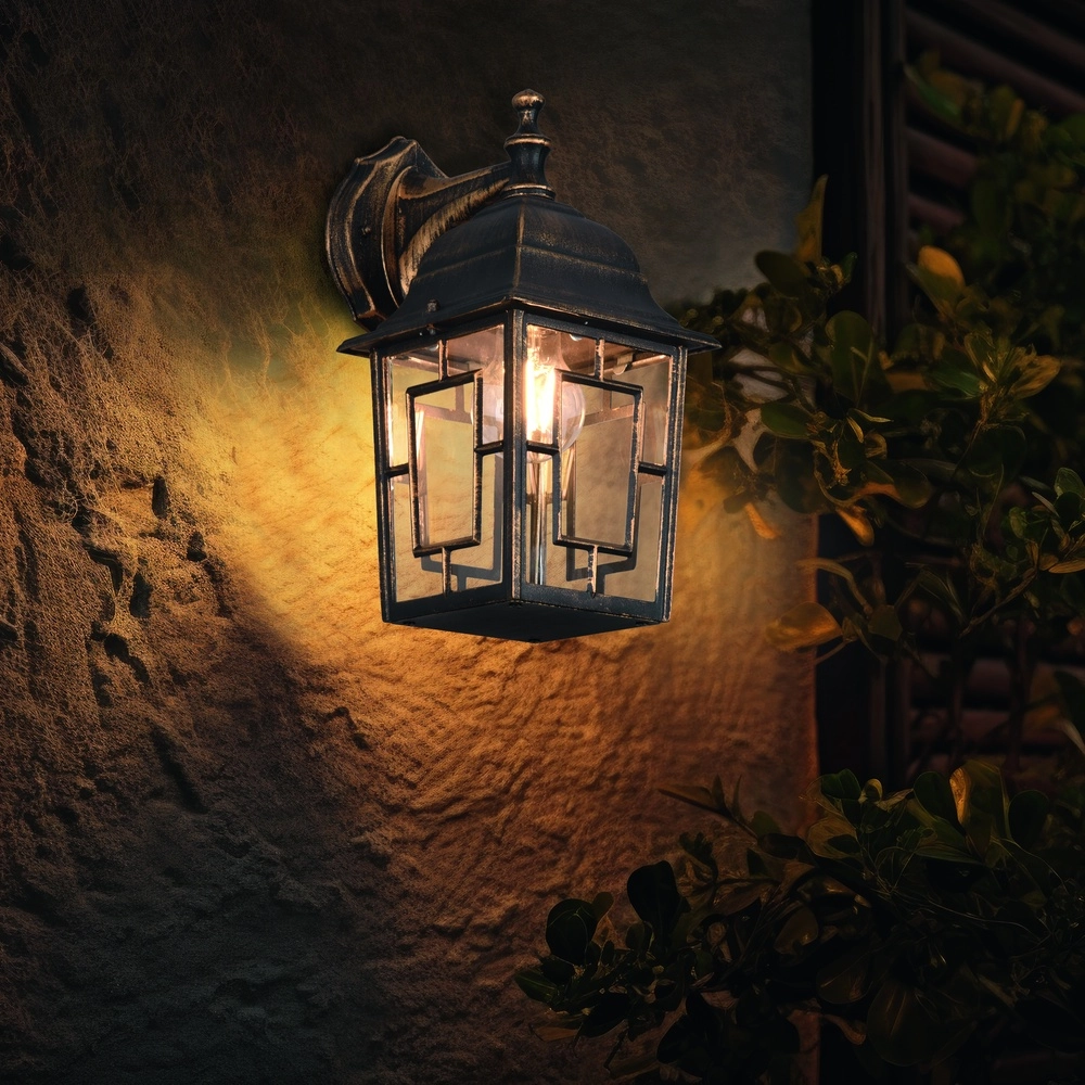 Wall lamp Volturno antique brown Trio 4017807543582