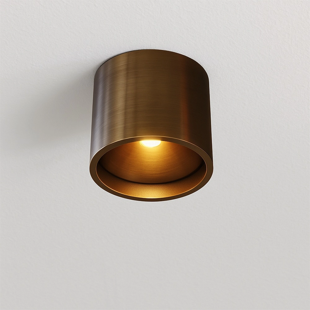 Led ceiling spot Orleans Dark antique bronze dim to warm