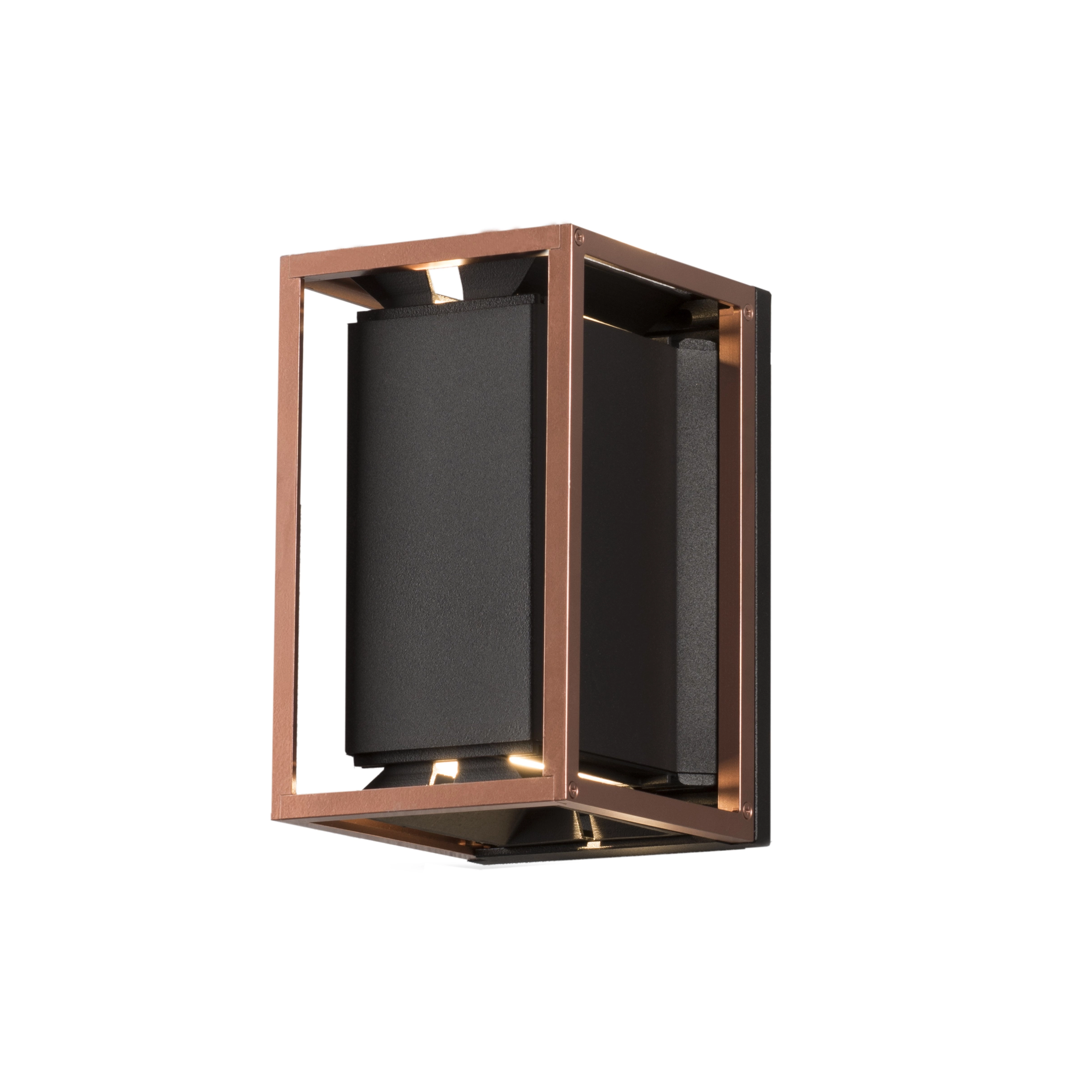 Outdoor lamp Vale Up-Down black with copper