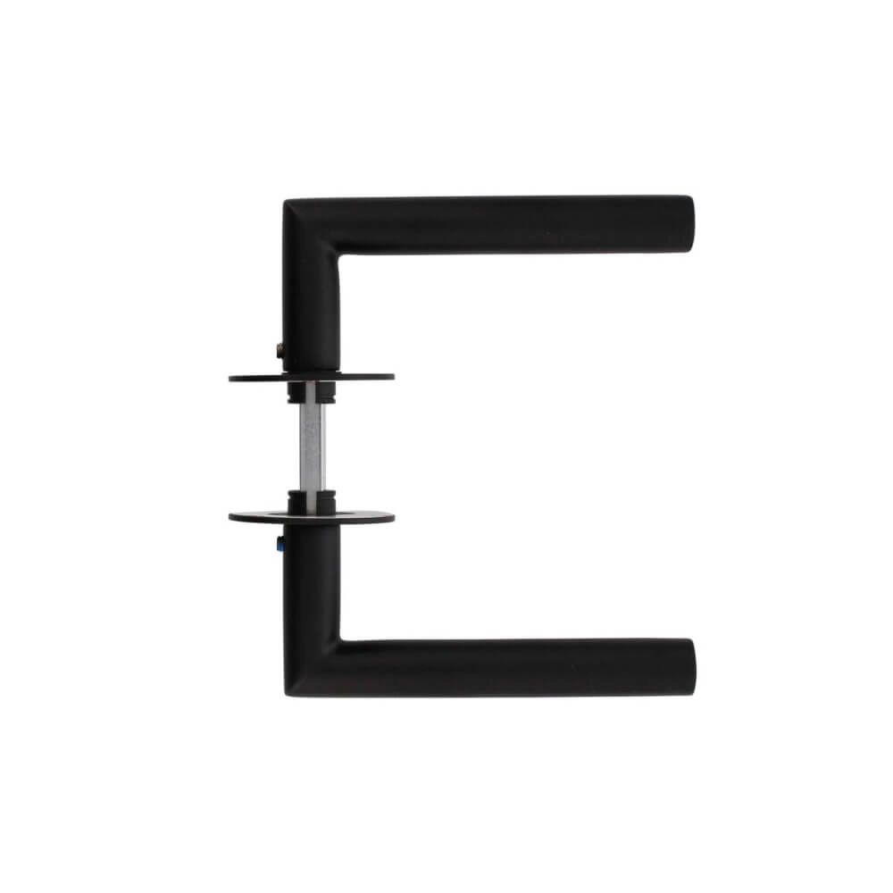 Tight door handle Jura self-adhesive rosette black Intersteel 8714186428597