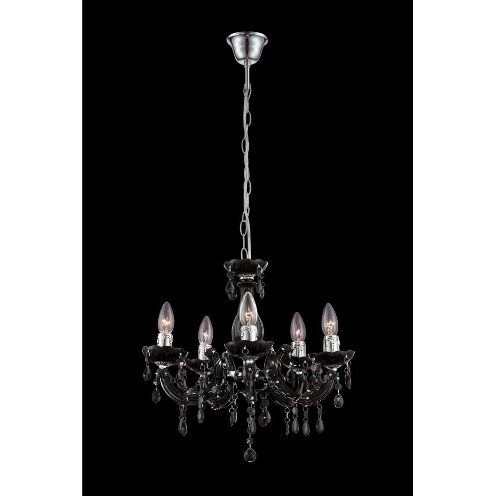 Black chandelier Cuimbra Ii classic Globo 9007371256754