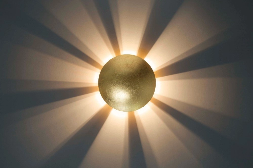 Gold wall lamp Sunset Brilliant 4004353332548
