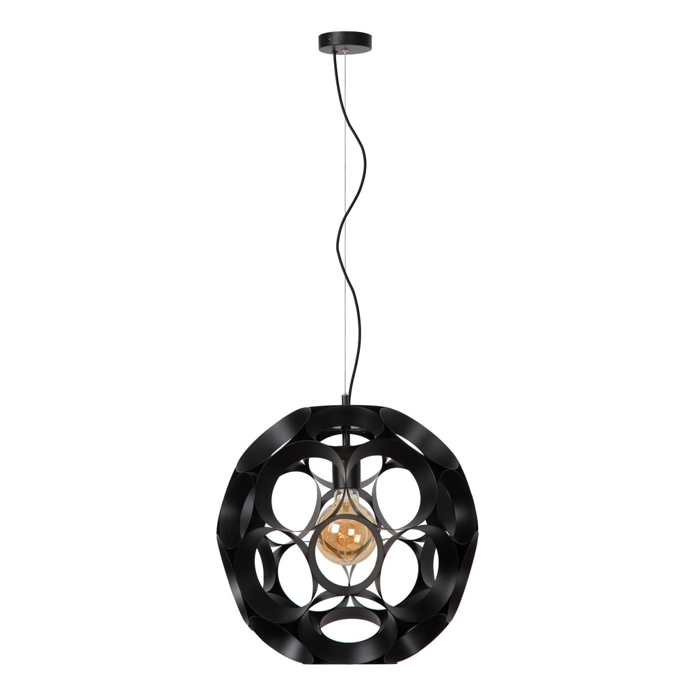 Unique pendant lamp Hannelore Ø 40cm black