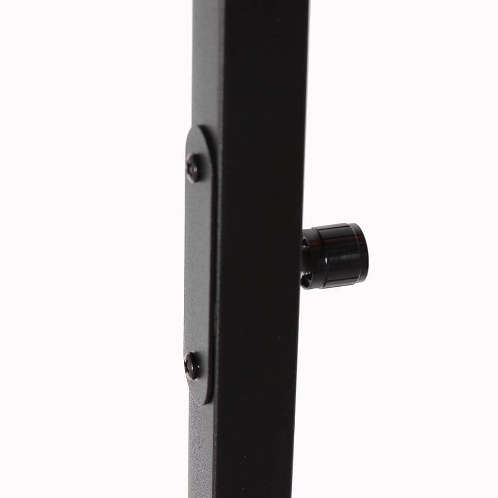 Floor lamp Vidrio black with amber glass Steinhauer 8712746173741