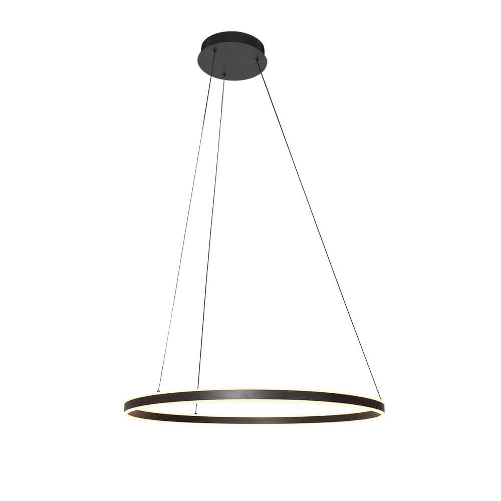 Design pendant lamp Ringlux black Ø 80cm Steinhauer 8712746171570