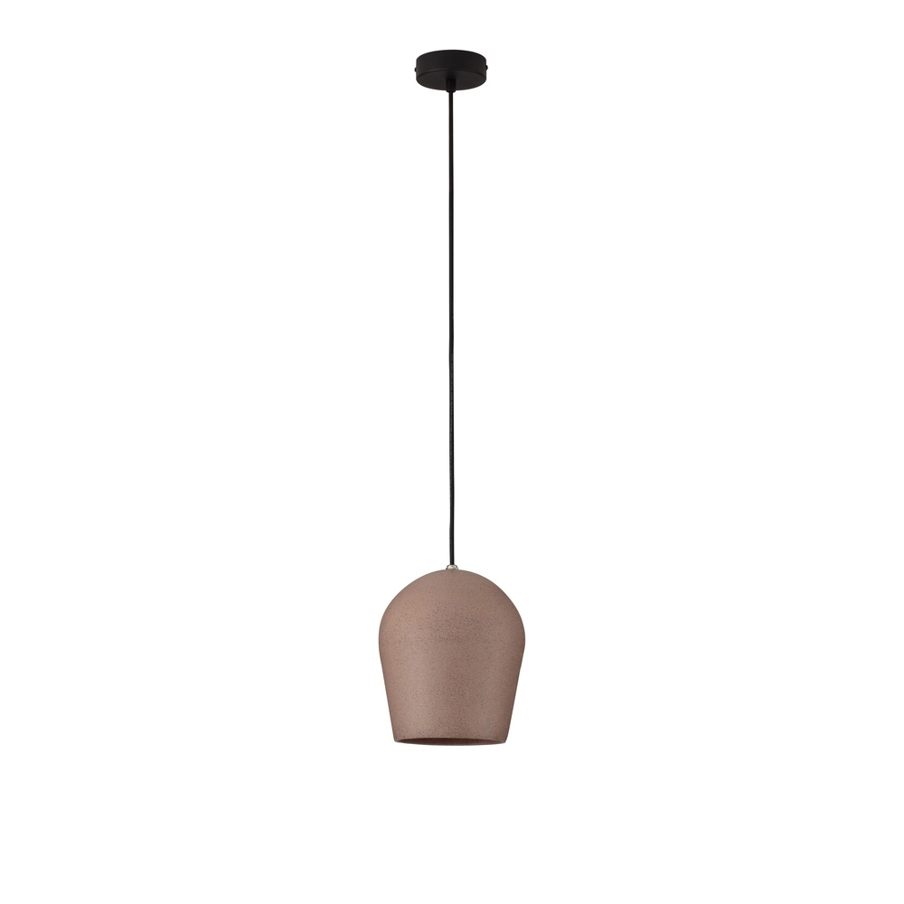 Pendant lamp Omio Ø 20cm earth brown Lyora 5212017468895
