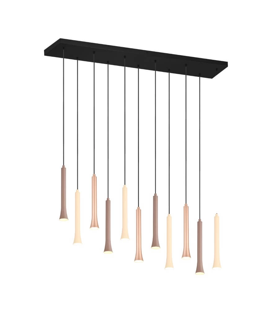 Multi pendant lamp Fiato 115x34cm Trio 4017807616705