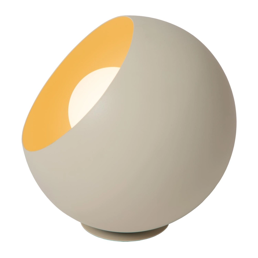 Table lamp Doredos Ø 20cm sand brown Lucide 5411212510037