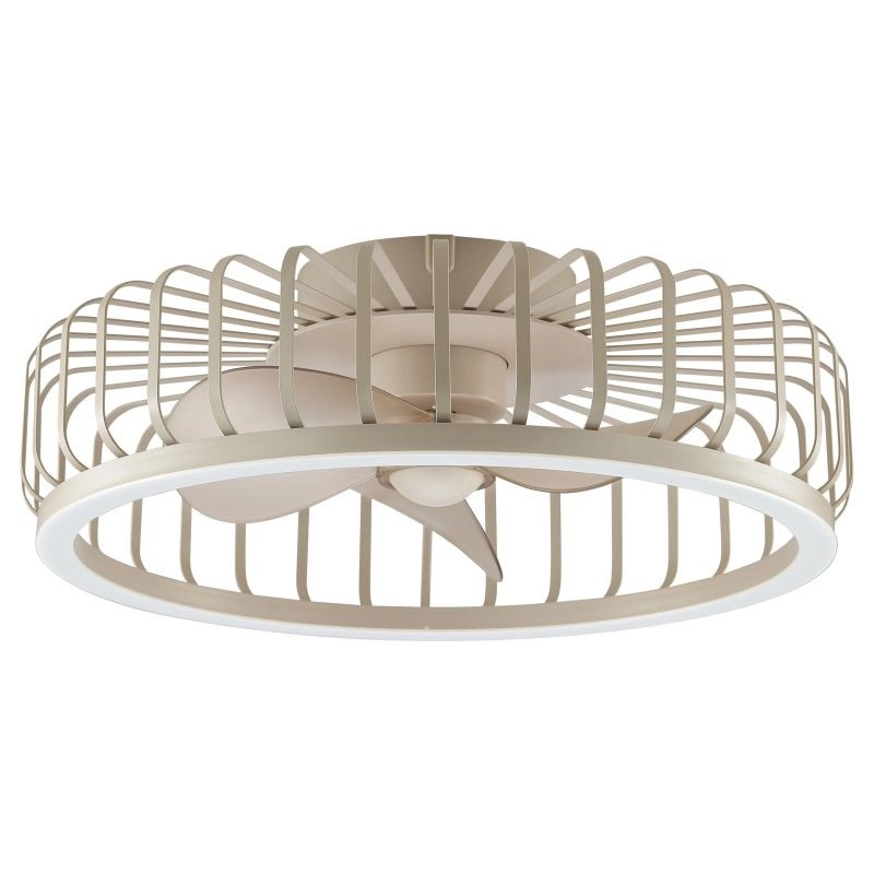 Wire lamp ceiling fan Capo sand brown Brilliant 4004353471681
