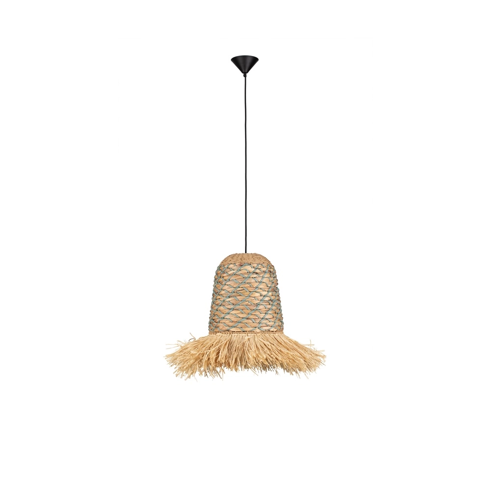 Straw lamp Sorello blue with brown Lyora 5212017477422