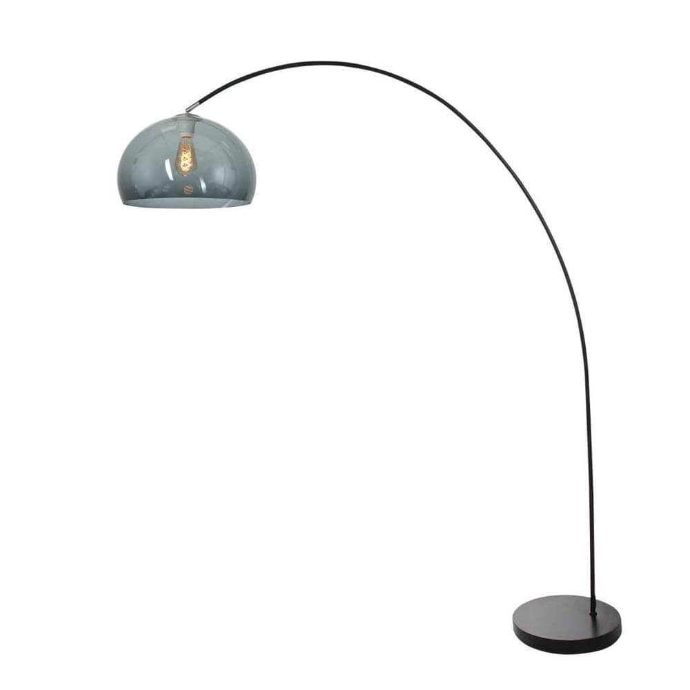 Arc lamp Solva with smoke glass Steinhauer 8712746174816