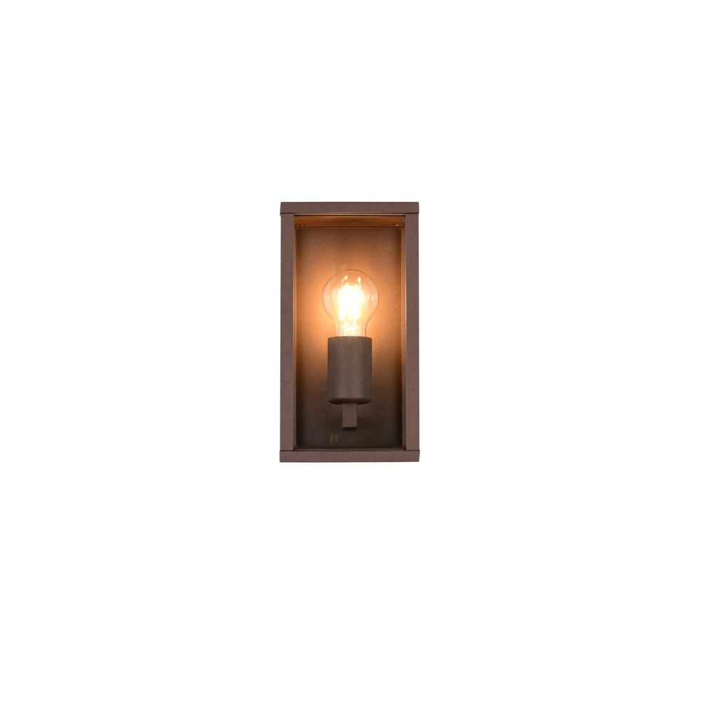 Modern wall lamp Garonne S rust brown Trio 4017807687378