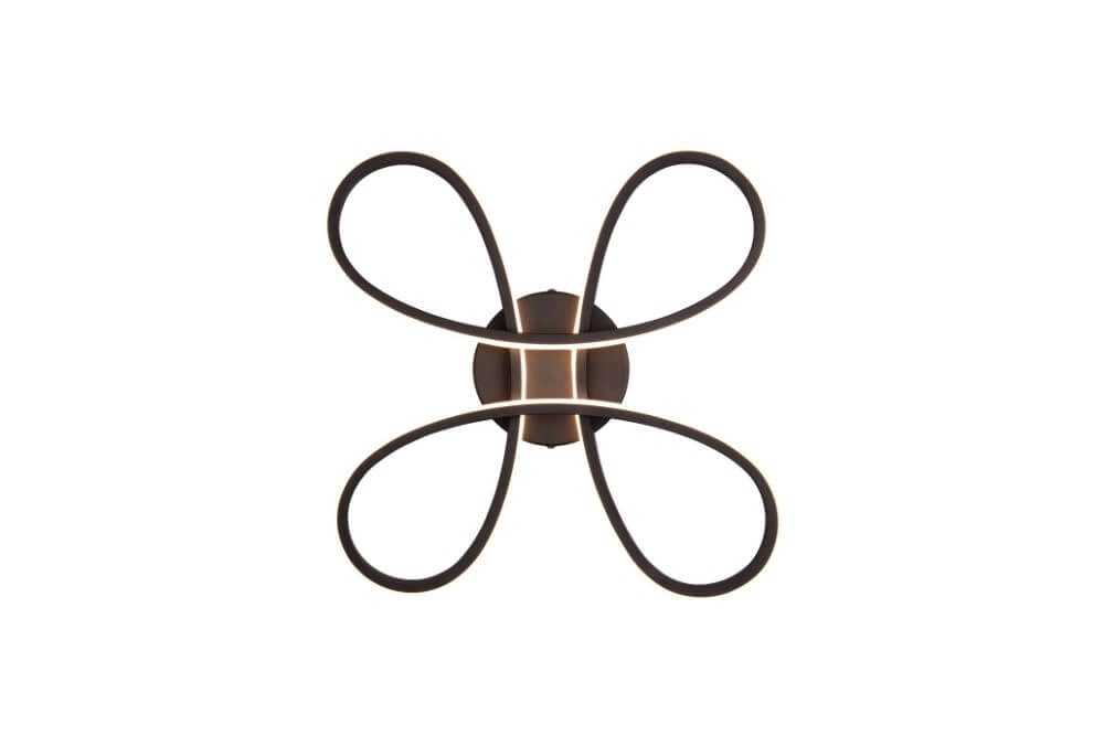 Ceiling lamp Fly Design black Trio 4017807600834
