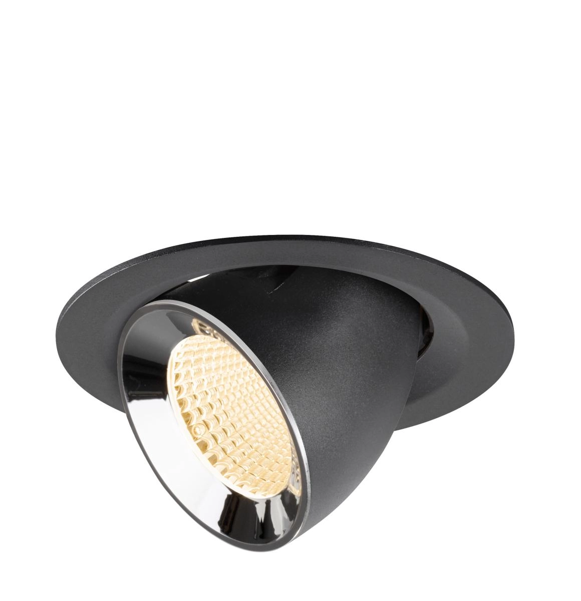 Recessed spotlight Numinos Gimble M black/chrome 2700K - 40deg