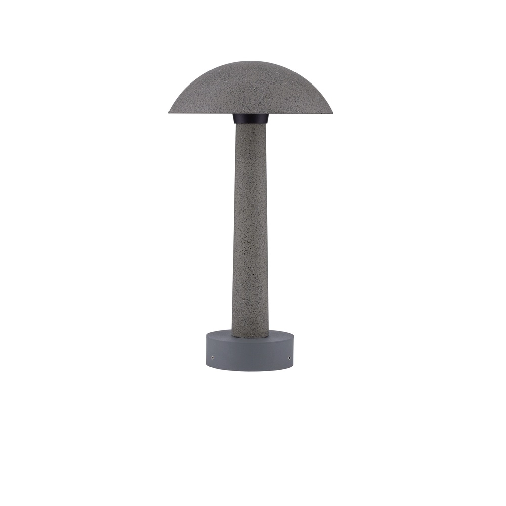 Round garden lamp Tura concrete grey 35cm Lyora 5212017454638