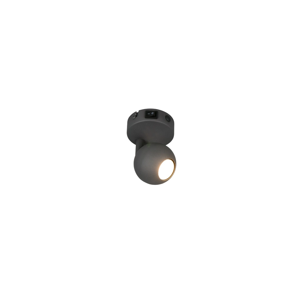 Surface-mounted spot Enaro only anthracite