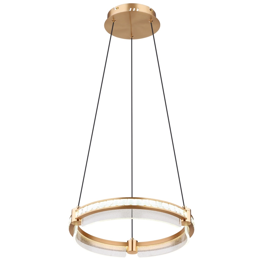 Pendant lamp Blondie Ø 40cm gold Globo 9007371449460