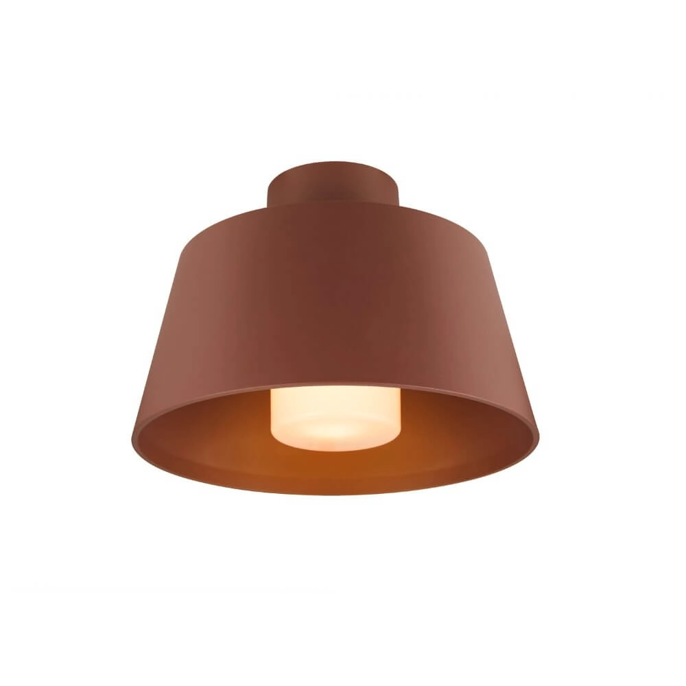 Porch ceiling lamp Photoni rust brown - Ø 25cm SLV 4024163280990