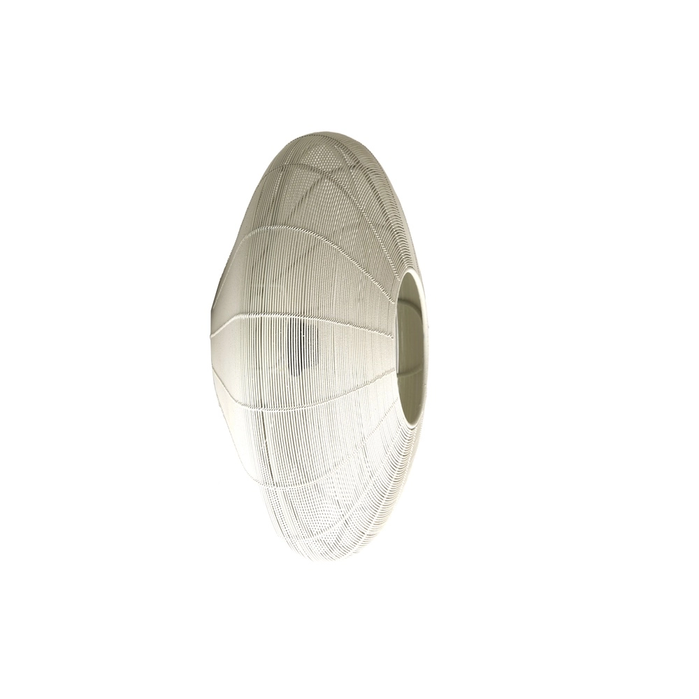 Metal ceiling lamp Bahoto Ø 40cm - matt cream Light & Living 8717807706012