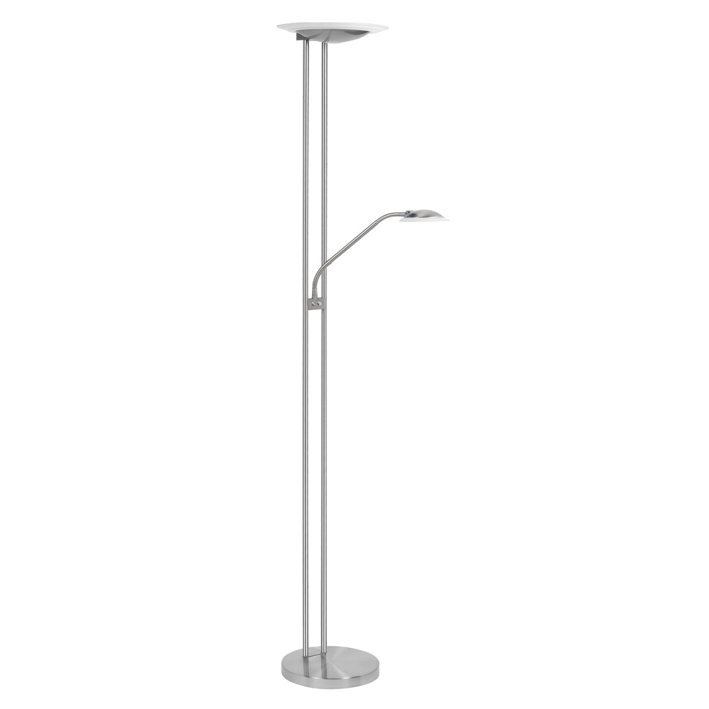 Classic floor lamp Biarritz nickel Ø 28cm