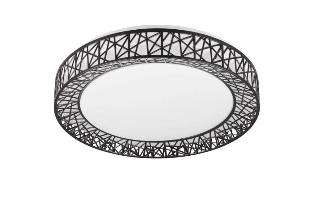 Black ceiling lamp Cluster Ø 48cm Trio 4017807599824