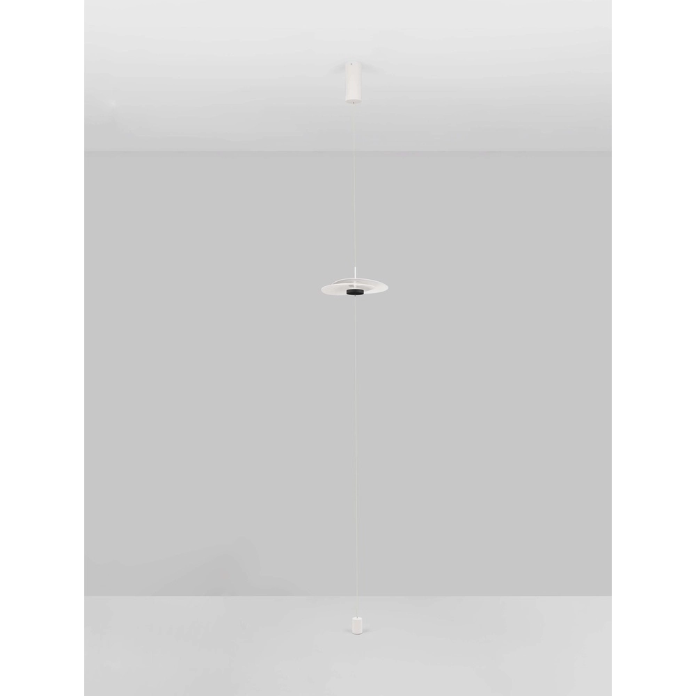 Pendant lamp Olea white design Ø 35cm Lyora 5212017456946