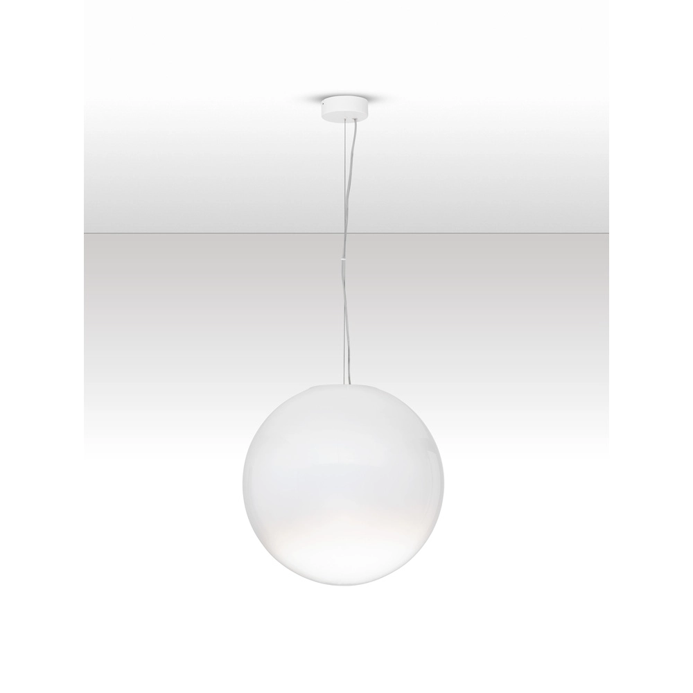 White pendant lamp Bolita bulb Ø 50cm Lyora 5212017483584