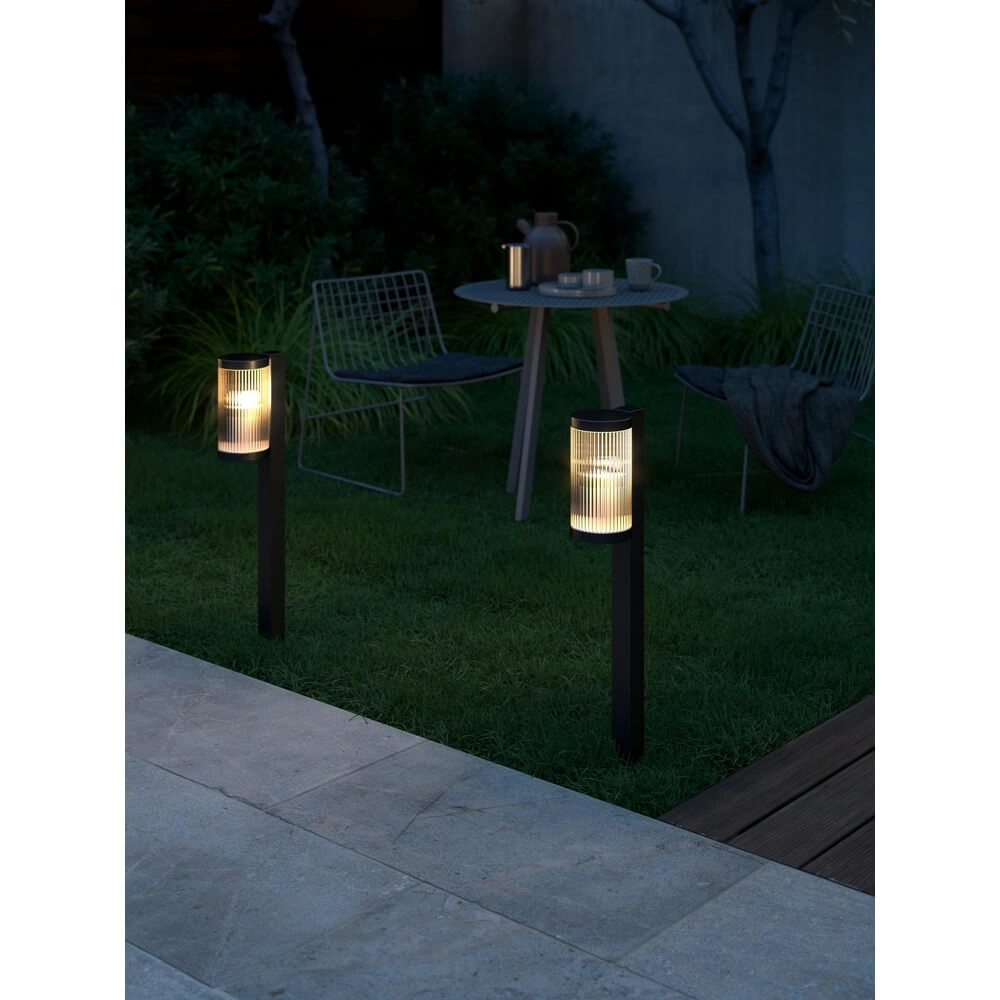 Glass garden lamp Coupar black Nordlux 5704924010675