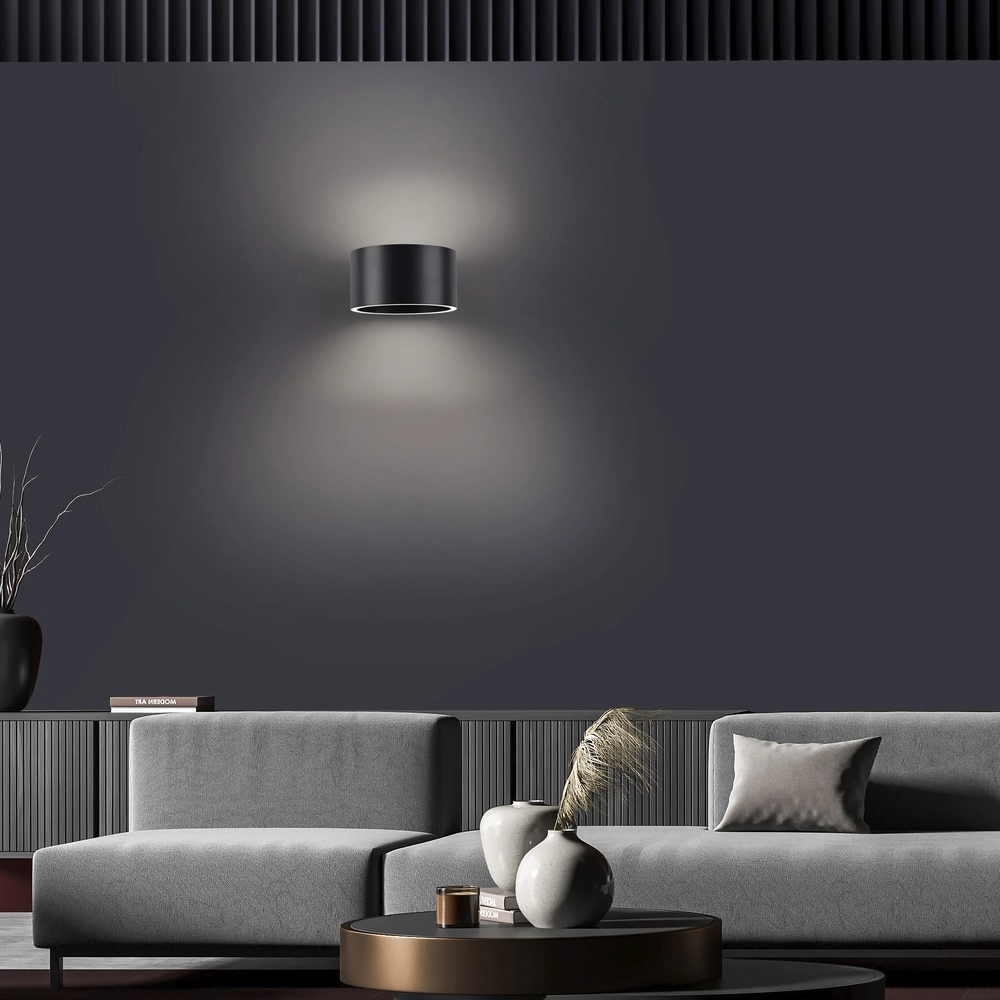 Rechargeable wall lamp Pure Akku Clipse Mystic grey Paul Neuhaus 4012248391754