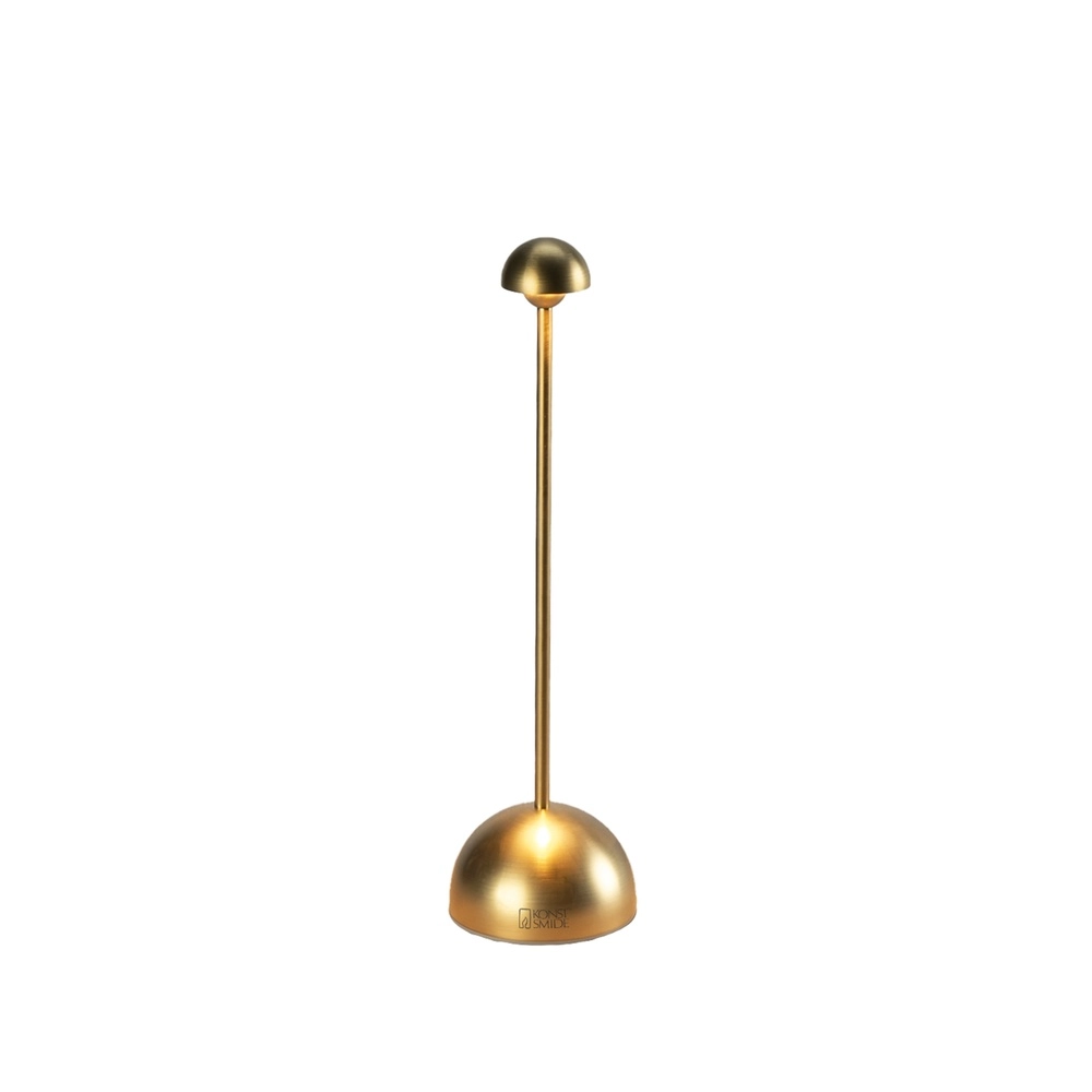 Golden table lamp Bandol Rechargeable