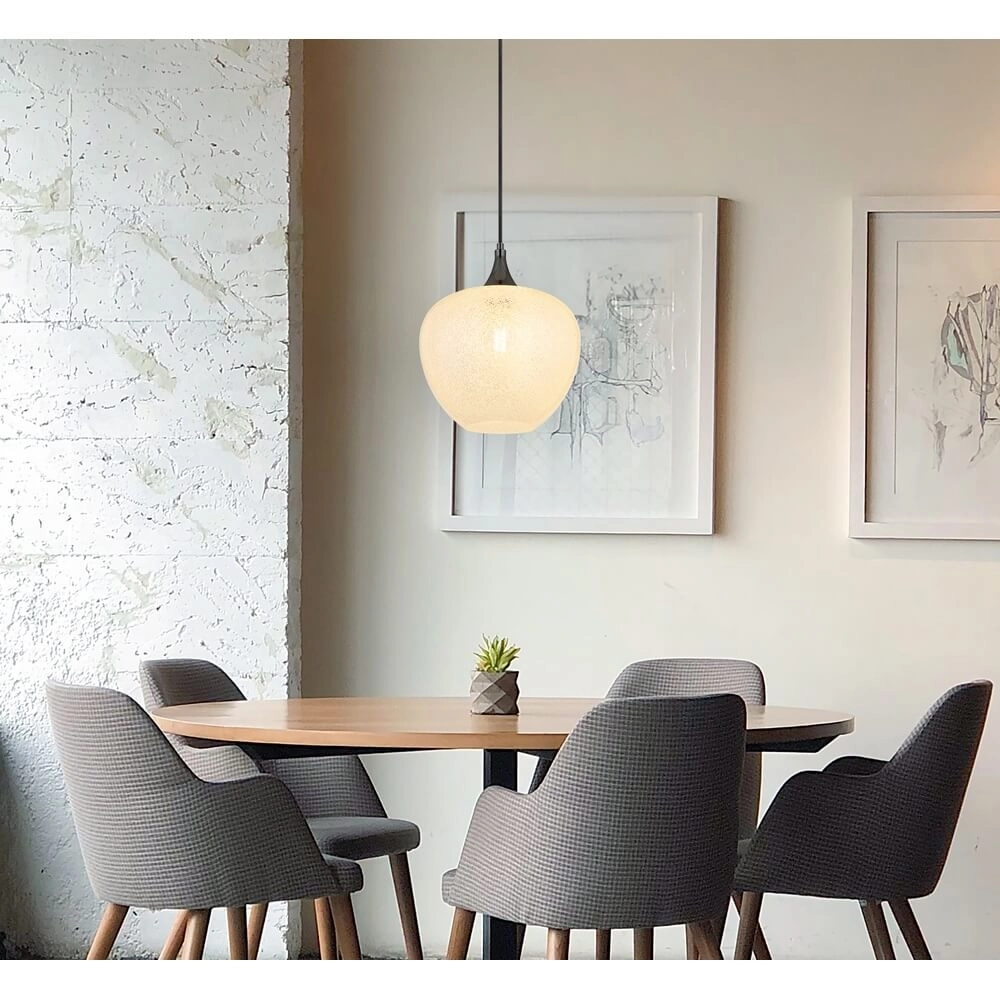 Anthracite pendant lamp Maxy with white glass Ø 29cm Globo 9007371447176