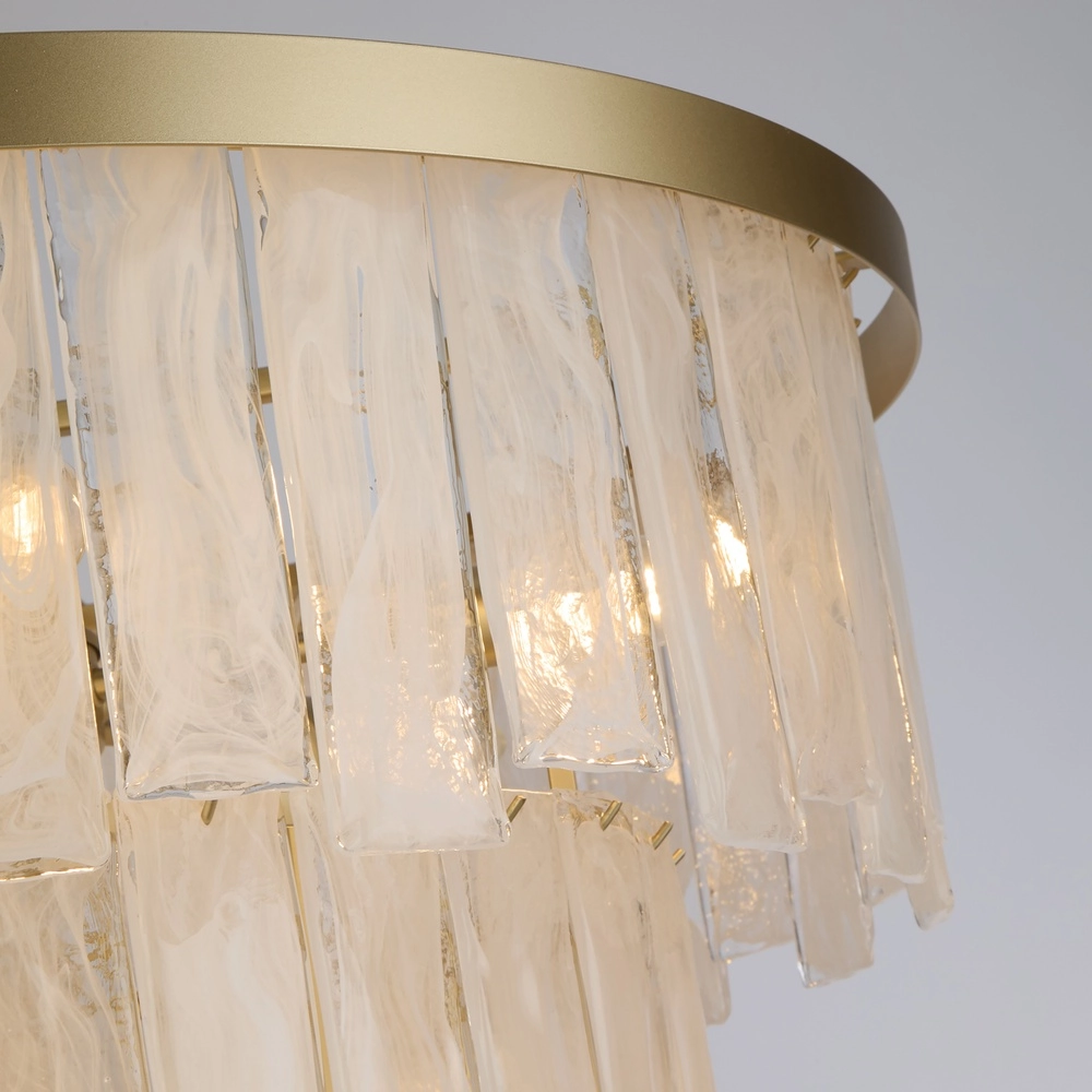 Pendant lamp Formalux Ø 65cm gold