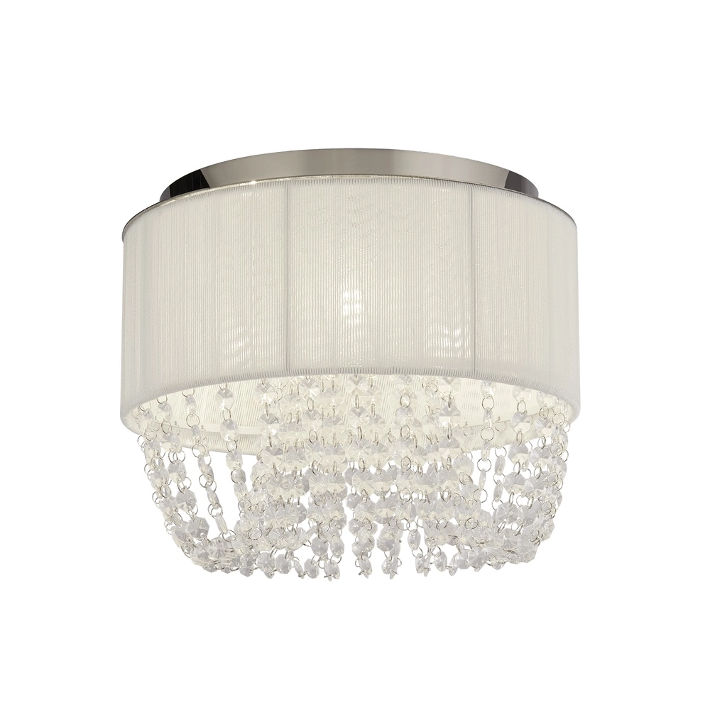 Ceiling lamp Bellano chrome Ø 30cm