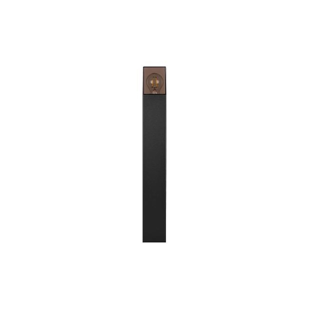 Modern garden lamp Denver black with smoke glass 60cm Lyora 5904703019602