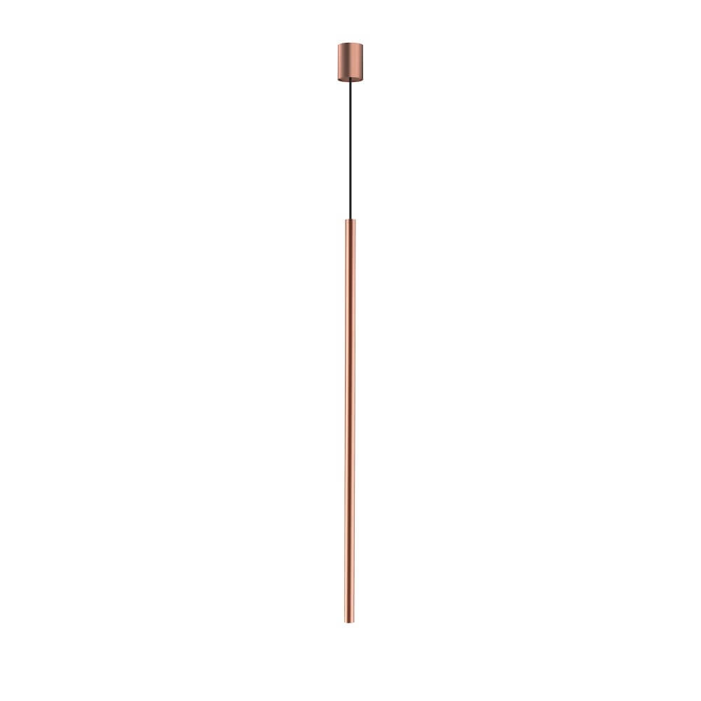 Narrow hanging lamp Laser 1000 Red copper