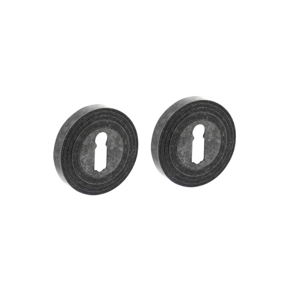 Key rosette Tira Round old gray