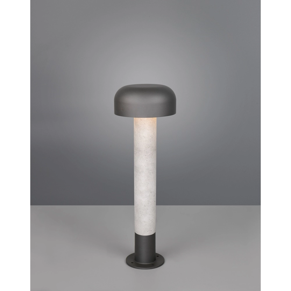 Design garden lamp Fraser grey 54cm Trio 4017807650259