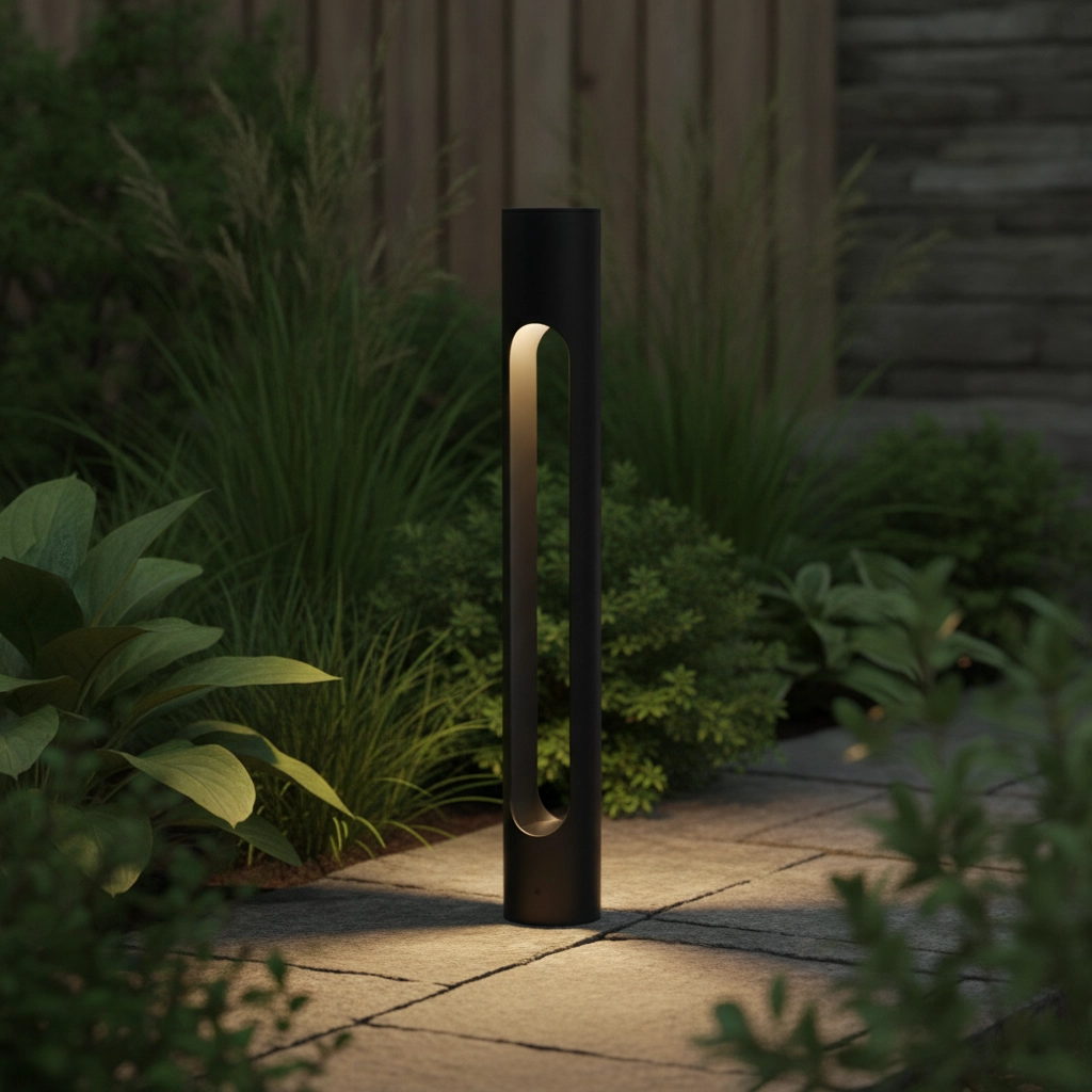 Sleek lamp Ellery black 60cm