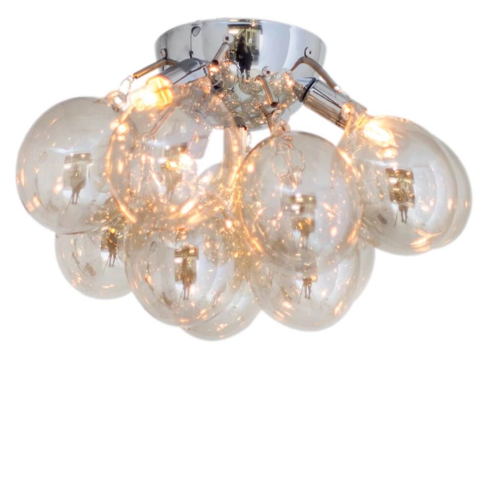 Ceiling light Gross amber glass 30cm