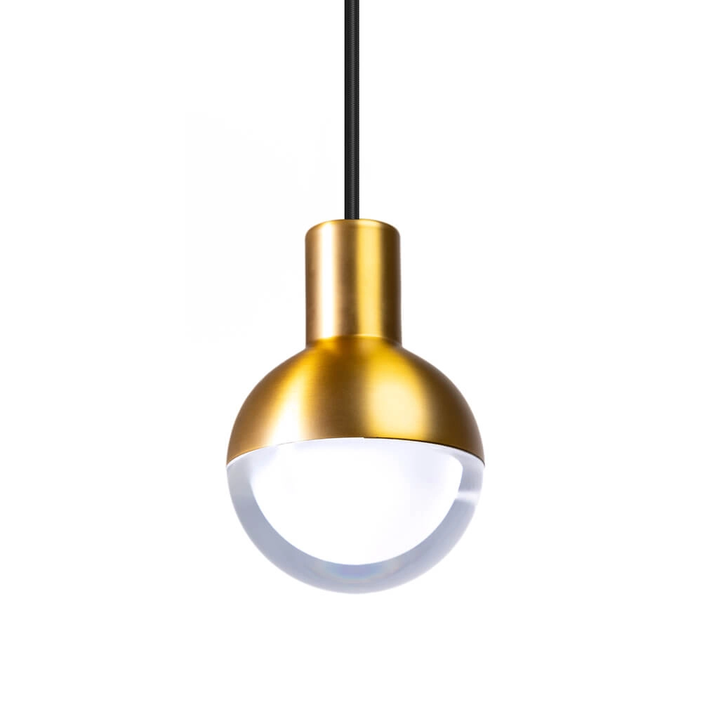 Pendant lamp Drop black with gold ETH 8720195306498