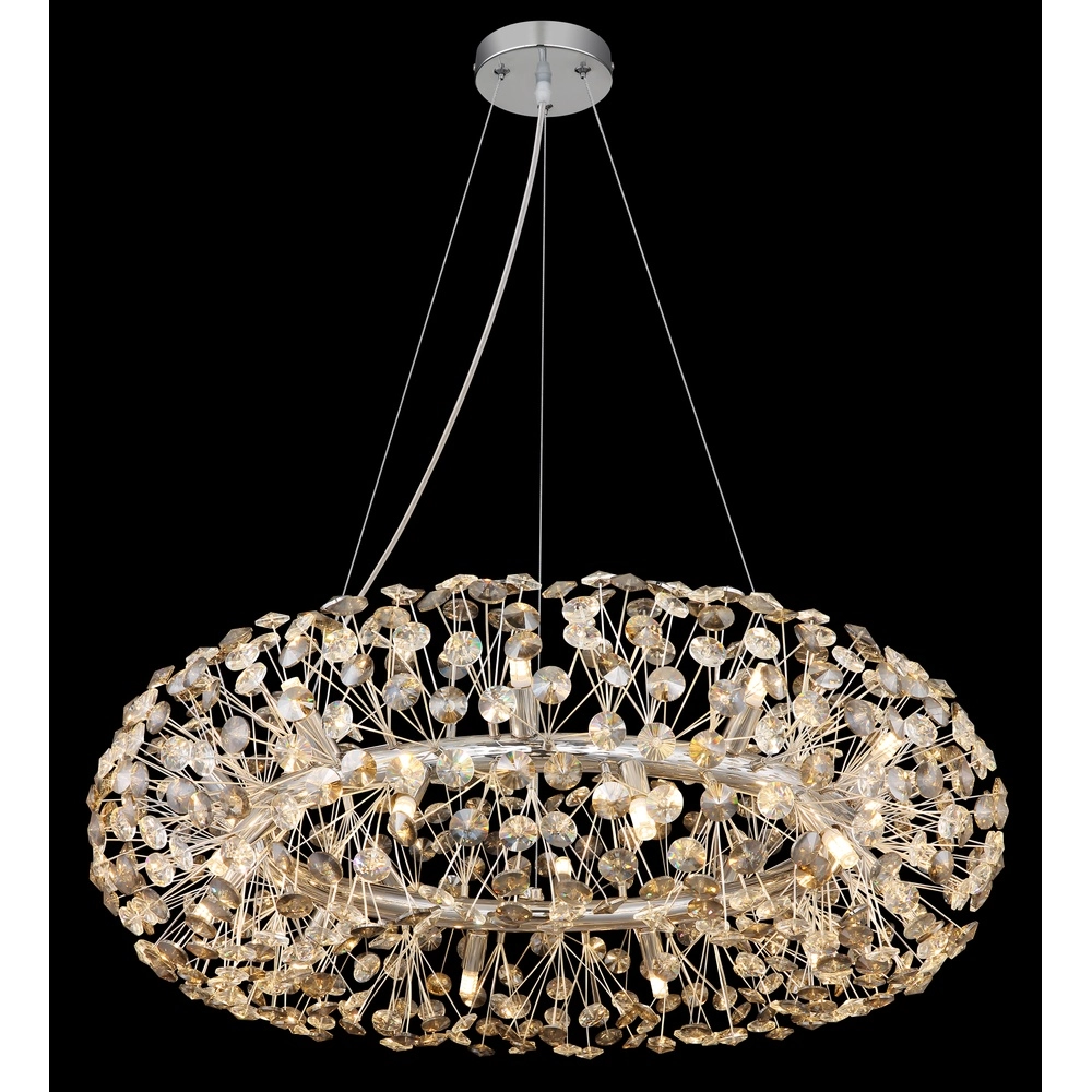 Pendant lamp Katrina chrome Ø 80cm Globo 9007371478347