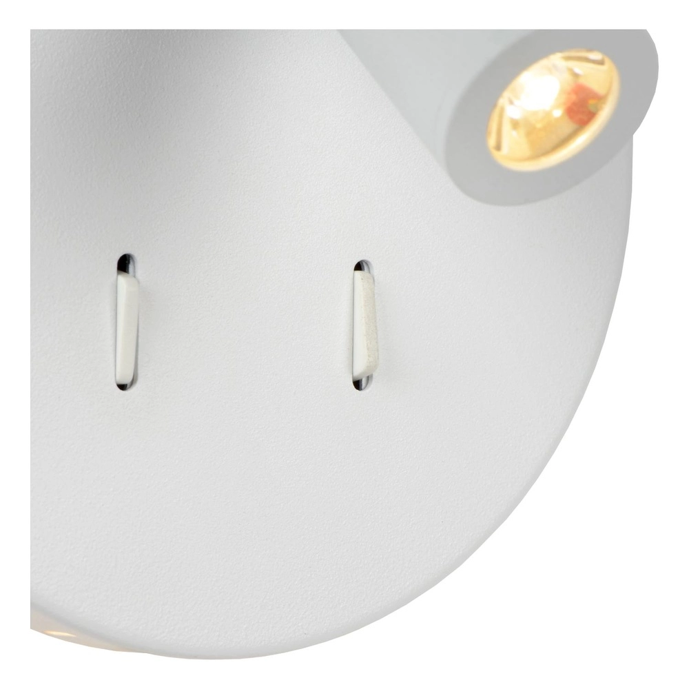 Bedside lamp Bentjer white Lucide 5411212791658