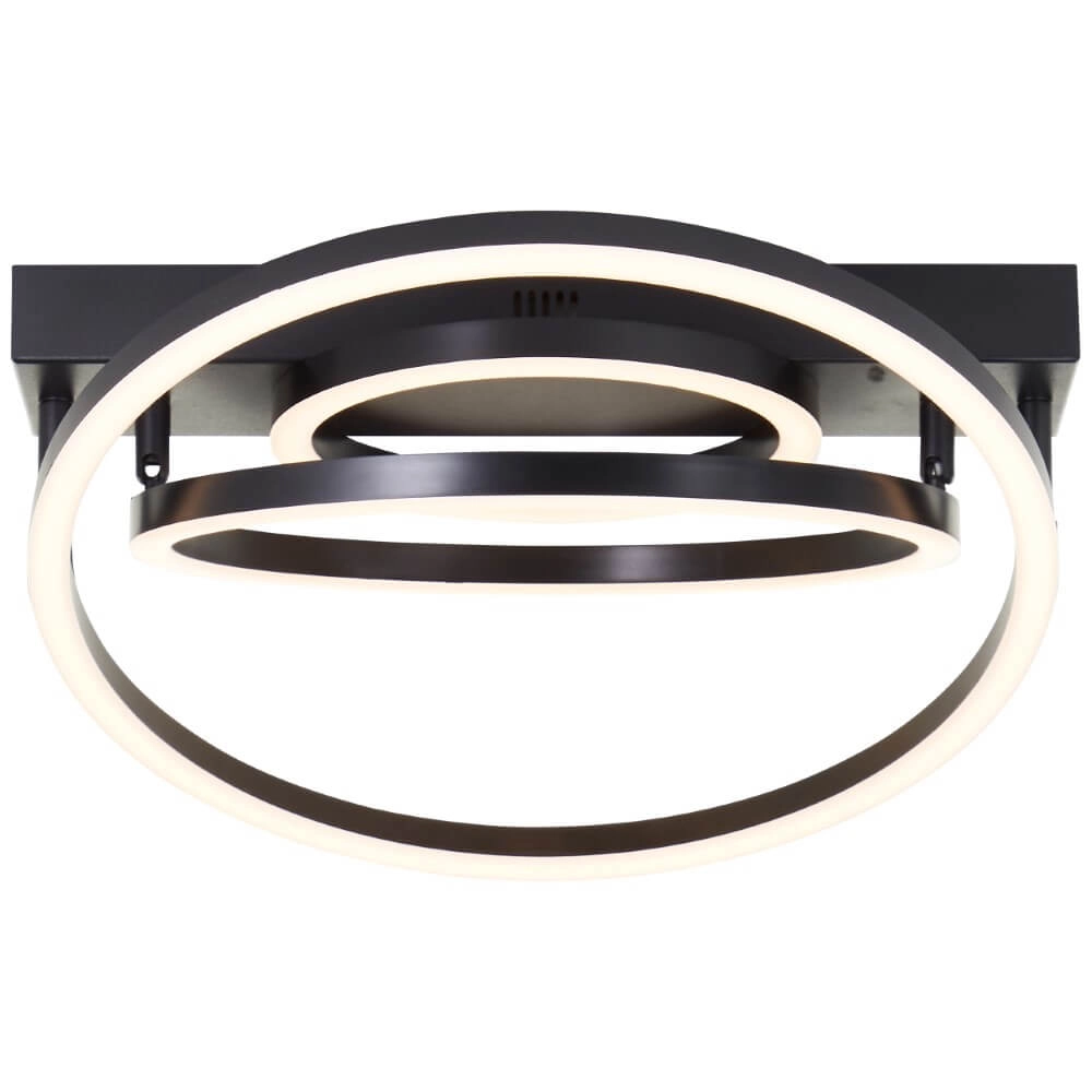 Dimmable ceiling light Pedley black Brilliant 4004353442094