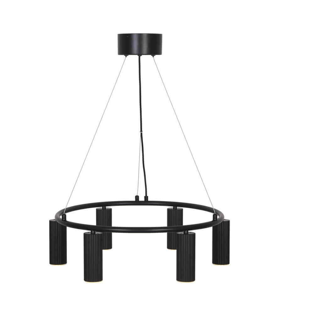 Design pendant lamp Vico black 6-lights Nordlux 5704924024481