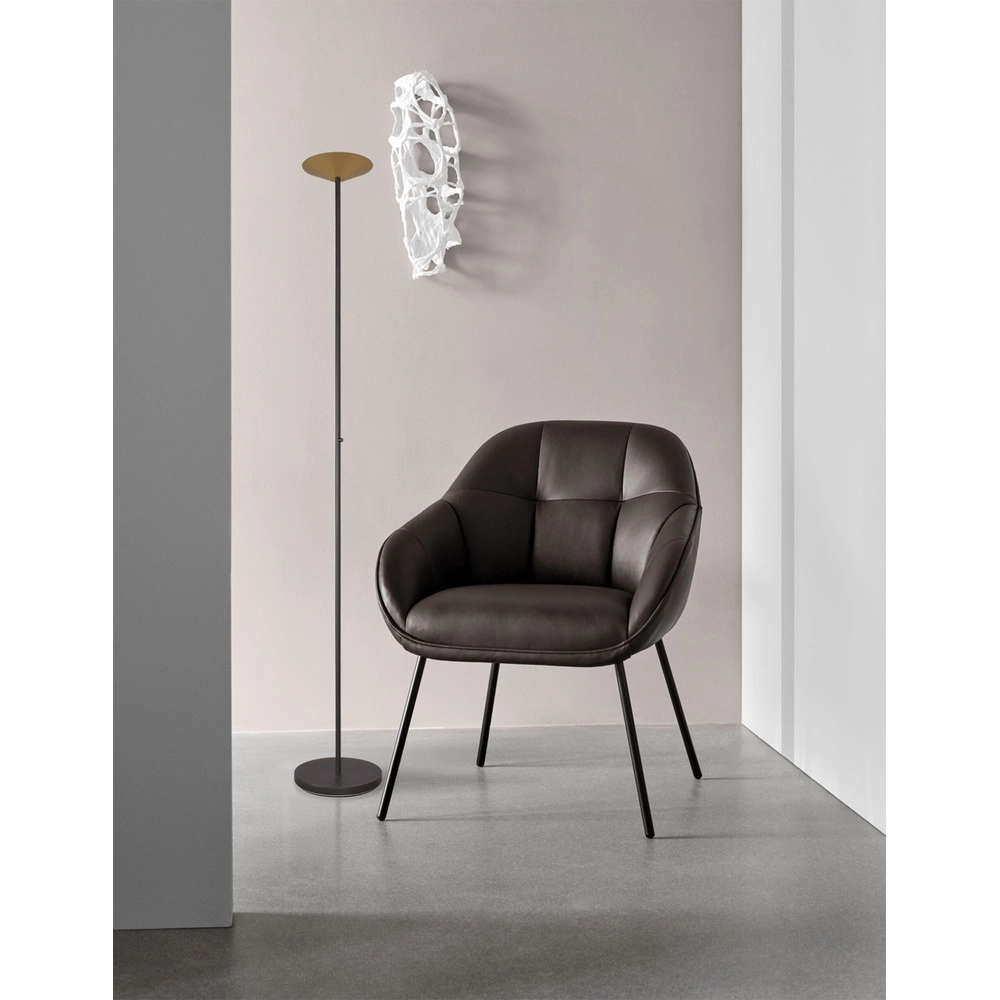 Floor lamp Ceppo black with gold Masterlight 8718121347370